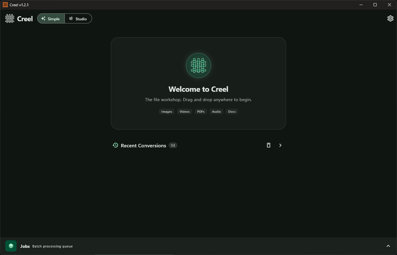 Creel Simple Mode Interface
